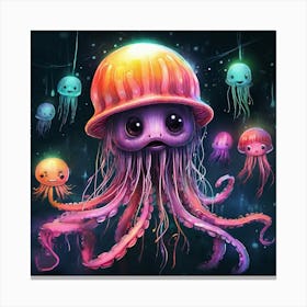 Octopus 76 Canvas Print