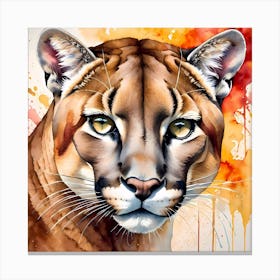 Highly Detailed Cheetah Canvas Painting Canvas Print