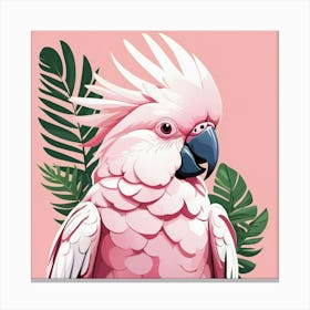 Default Pink Cockatoo Art 1 Canvas Print