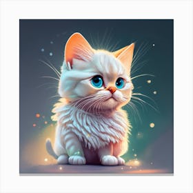 Cute Kitten 2 Canvas Print