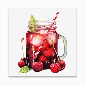Cherry Margarita 5 Canvas Print