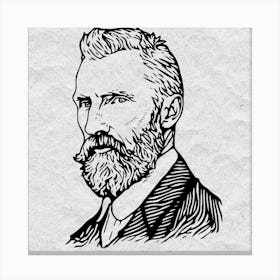 Portrait Of Vincent Van Gogh 2 Canvas Print