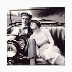 Dating Automotive Style-1928 ~Reimagined 23 Canvas Print