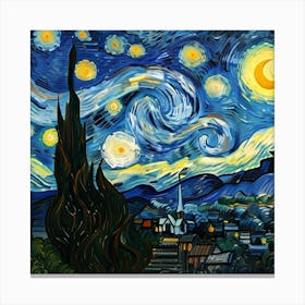 Starry Night 4 Canvas Print