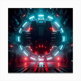 Futuristic Spaceship 1 Canvas Print