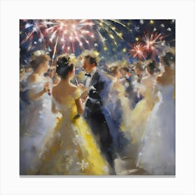 NEW YEARS CELEBRATION Canvas Print