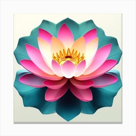 Lotus Flower 4 Canvas Print