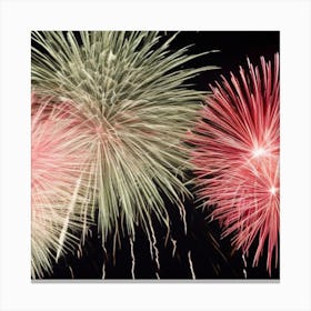 Fireworks - Fireworks Stock Videos & Royalty-Free Footage 1 Canvas Print