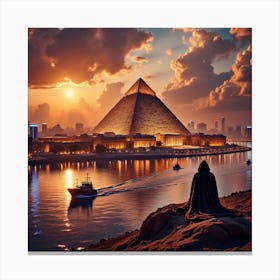 Egypt At Sunset 5 Canvas Print