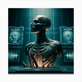 Human Skeleton Canvas Print