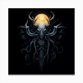 Demon Skull 4 Canvas Print