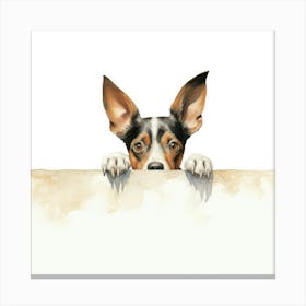 Toy Fox Terrier Dog 3 Canvas Print