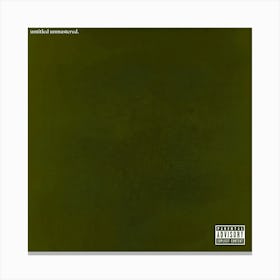 Kendrick Lamar Album Fanart 7 Canvas Print