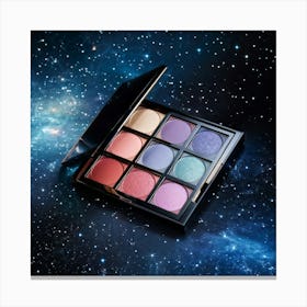 A Celestial Infused Makeup Palette Boasting Interstellar Radiance And Twinkling Shimmer Encapsulat (1) Canvas Print