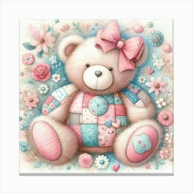 Patchwork Bear 3 Toile