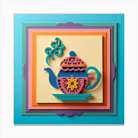 Decorative Tea Vibes 3 Canvas Print
