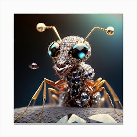 Diamond Ant Canvas Print