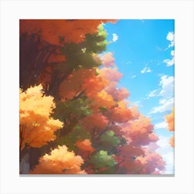 Autumn Trees Canvas Print