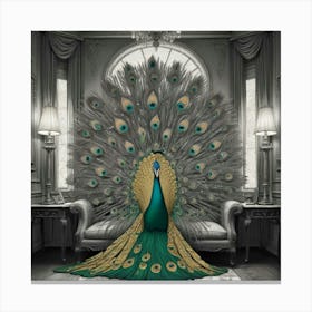 Peacock Feather 1 Canvas Print