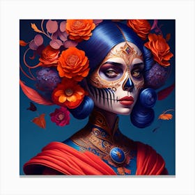 Day Of The Dead 09 Canvas Print