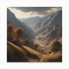 Landscape Painting 129 Canvas Print