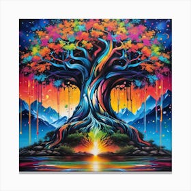 Tree Of Life 187 Canvas Print