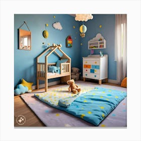 Child'S Bedroom 2 Canvas Print