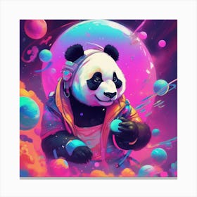 Panda SeaPunk Canvas Print