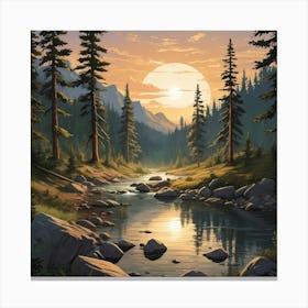 Whispers of the Pines Canvas Print