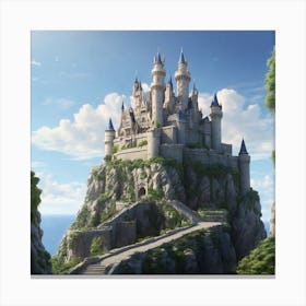 Disney'S Cinderella Castle Canvas Print