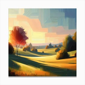 Landscape Painting 115 Canvas Print