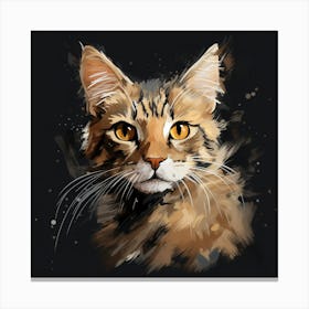 Beloved cat Canvas Print