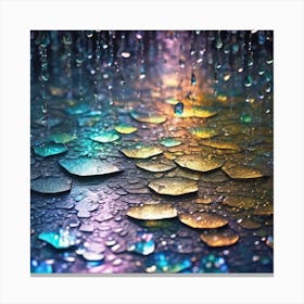 Raindrops Canvas Print
