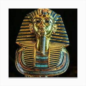 Egyptian Mask tot ankh amoon Canvas Print