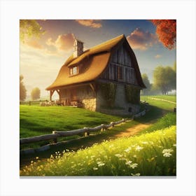 House In The Countryside 19 Canvas Print