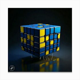 Rubik'S Cube Canvas Print