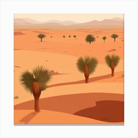 Desert Landscape 55 Canvas Print