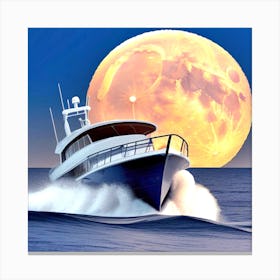 Moonlight Cruise 24 Canvas Print