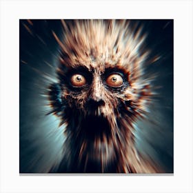 Horror Movie Poster 2 Canvas Print