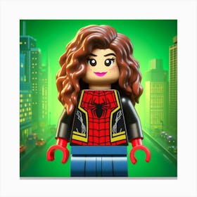 Lego Spider - Man 1 Canvas Print