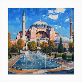 Hagia Sophia Mosque Istanbul Canvas Print