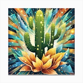 Cactus 79 Canvas Print