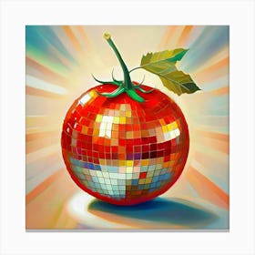 Disco Tomato Canvas Print