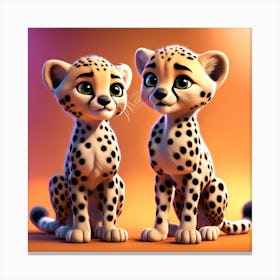 Cheetahs Canvas Print