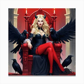 Devil Throne Canvas Print