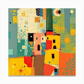 House In The Sky Canvas Print