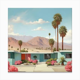 Palm Springs Art Print 2 1 Canvas Print