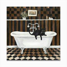 Black Cat On Bathtub Brown Black Bathroom Art Prin Irt5xhmhrtqhvc4fdjtusq Ftsdqh4qqeonk8yctb0 Og Canvas Print