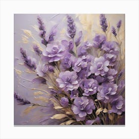 Lavender flower 1 Canvas Print