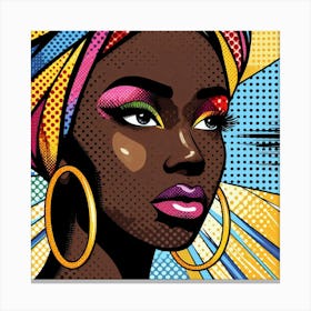 Ebele Pop African Woman  Canvas Print